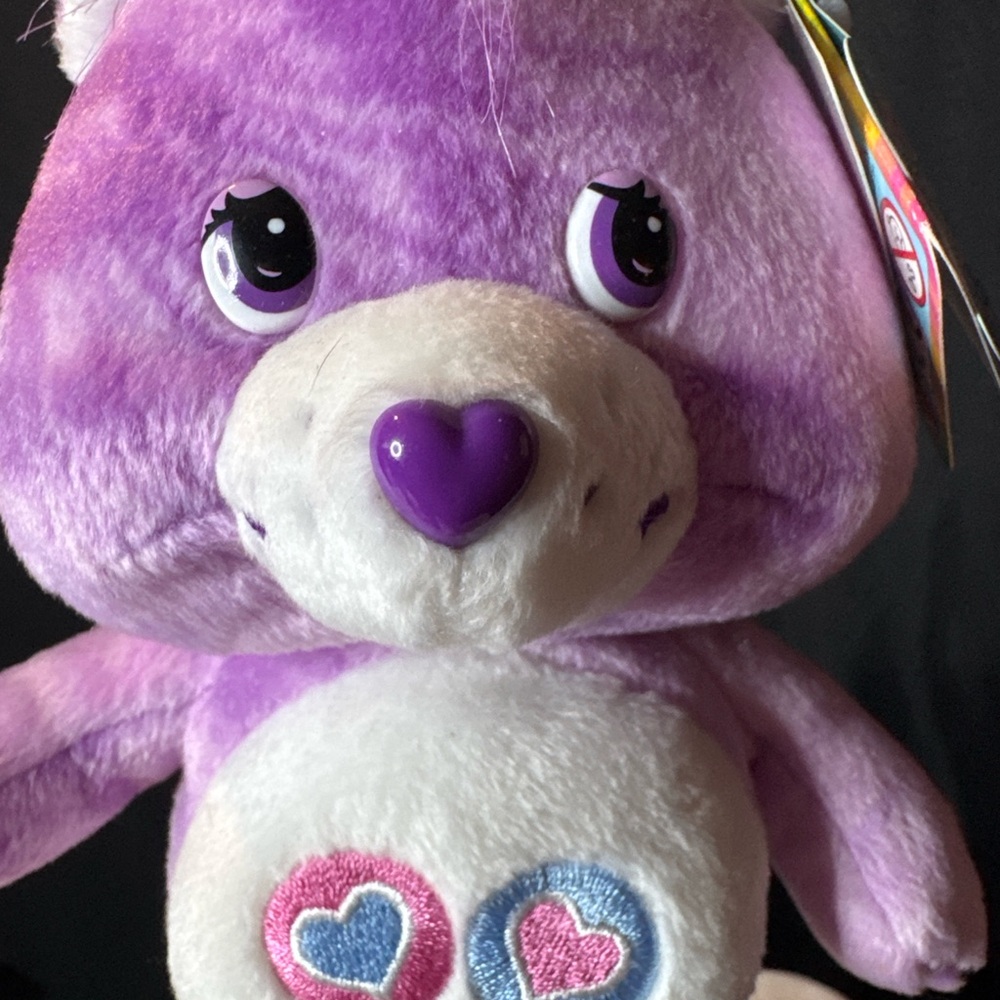 Care Bears Share Bear Special Edition Series 1 Tie Dye NWT Plush